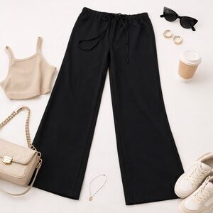 Rewash Black Wide Leg Pants. Size Small